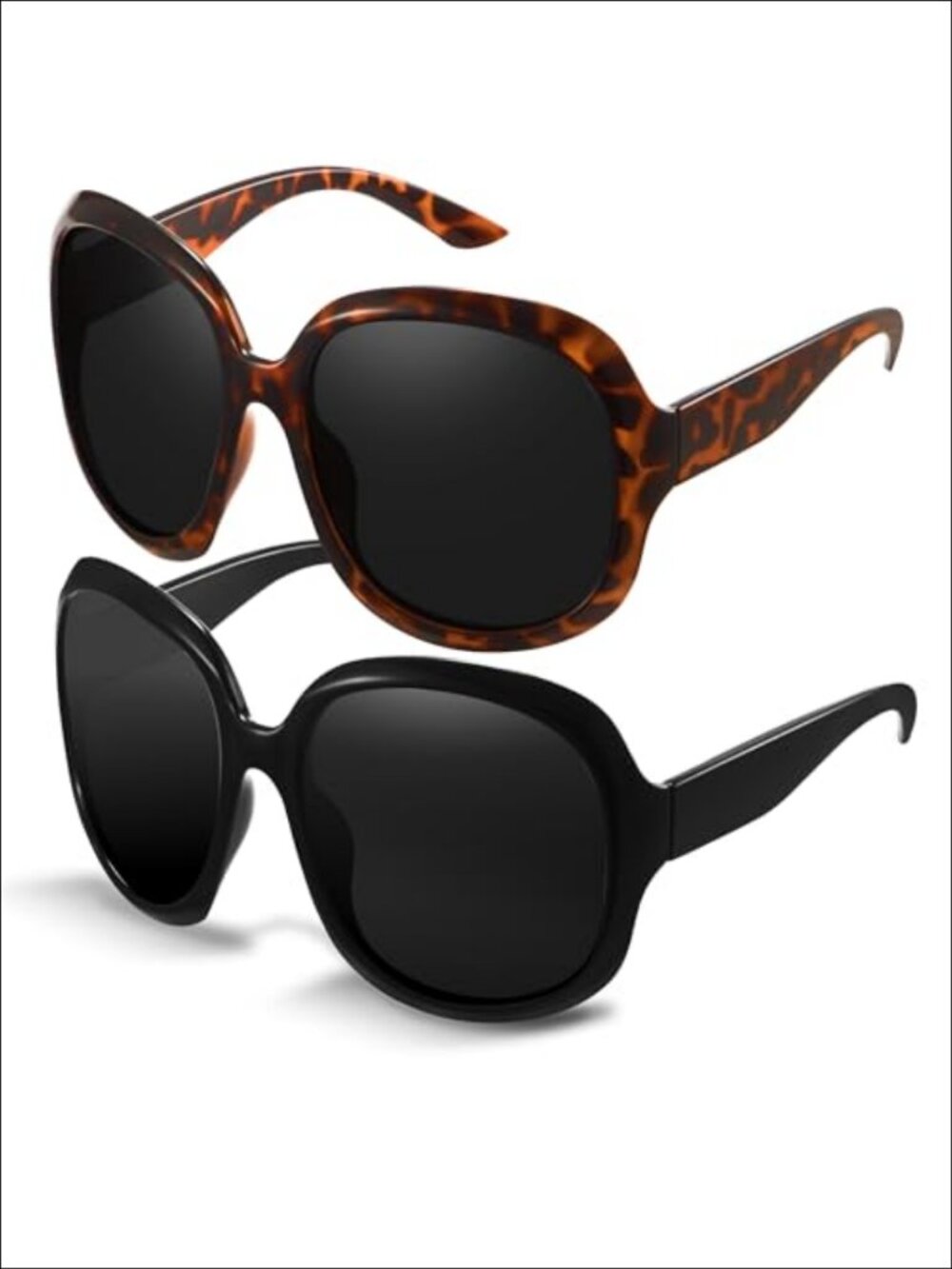 Oversized Polarized Retro UV Protection Sunglasses for Women